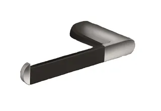 Mito  Toilet paper holder single - Chrome - Black image