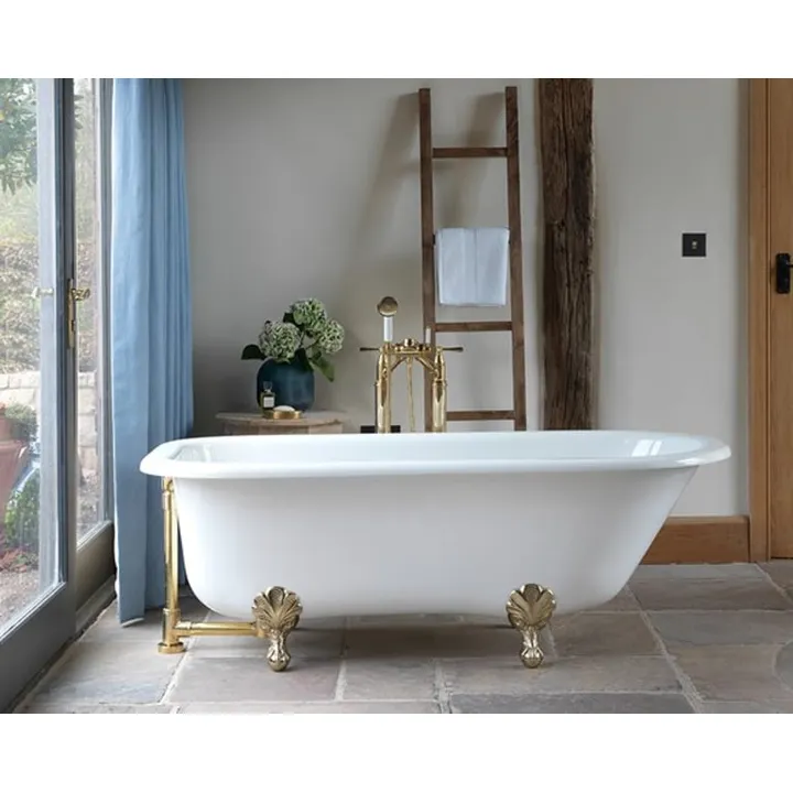 Hampshire Claw foot bath 1705 x 776mm, without overflow, with White Quarrycast feet image