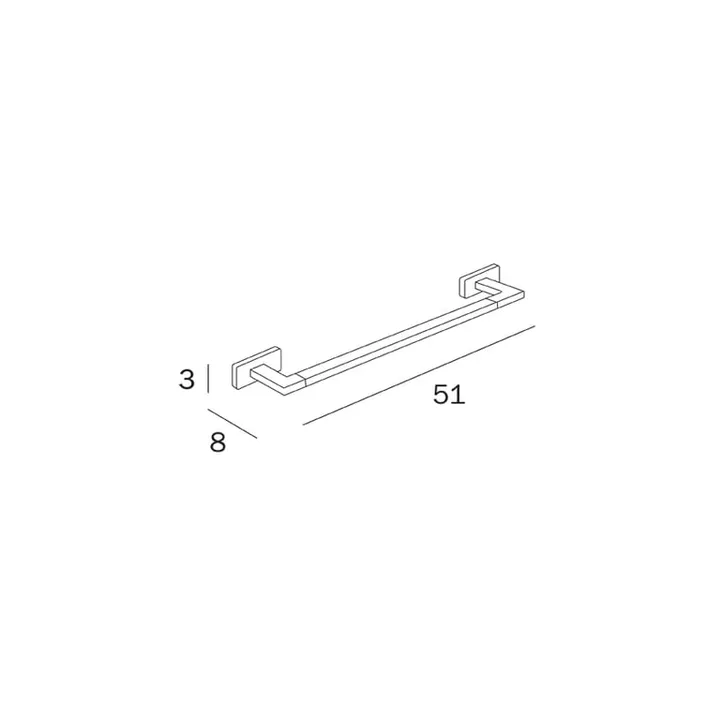 Lea Towel rail 45cm image