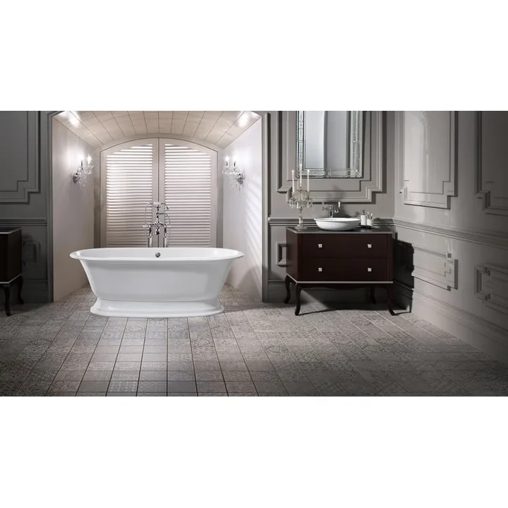 Elwick Freestanding bath with plinth 1902 x 910, without overflow image