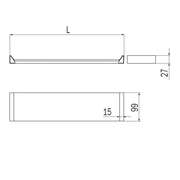 Indissima 20cm Low Shelf - 3 Colours available image