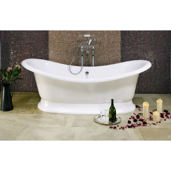 Marlborough freestanding bath with plinth 1901 x 870mm, without overflow image