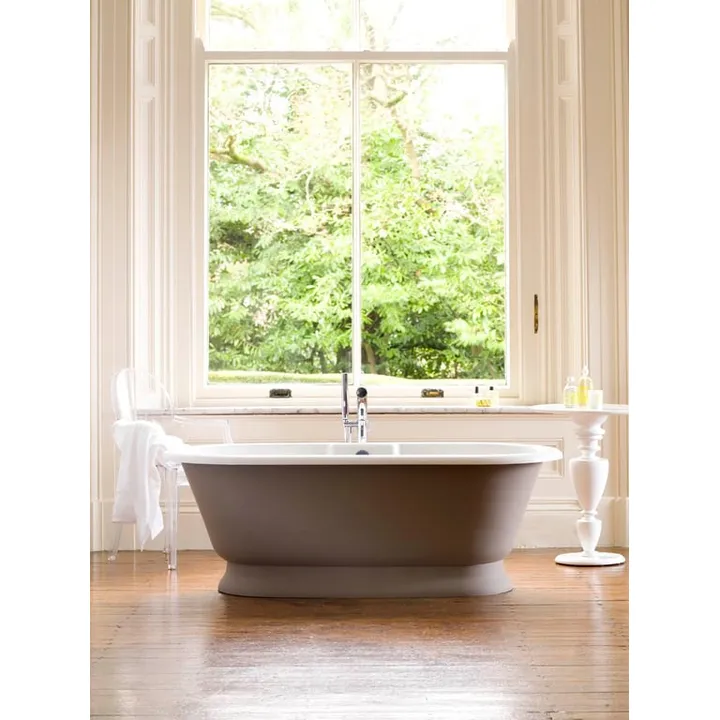 York Freestanding bath with plinth 1742 x 799mm, without overflow image