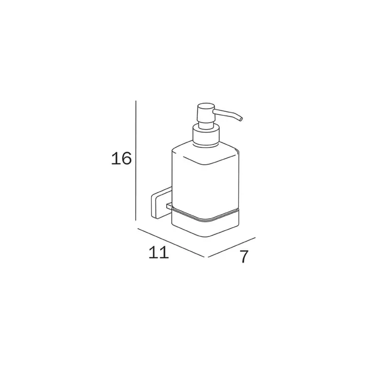 Lea Wall mounted soap dispenser image