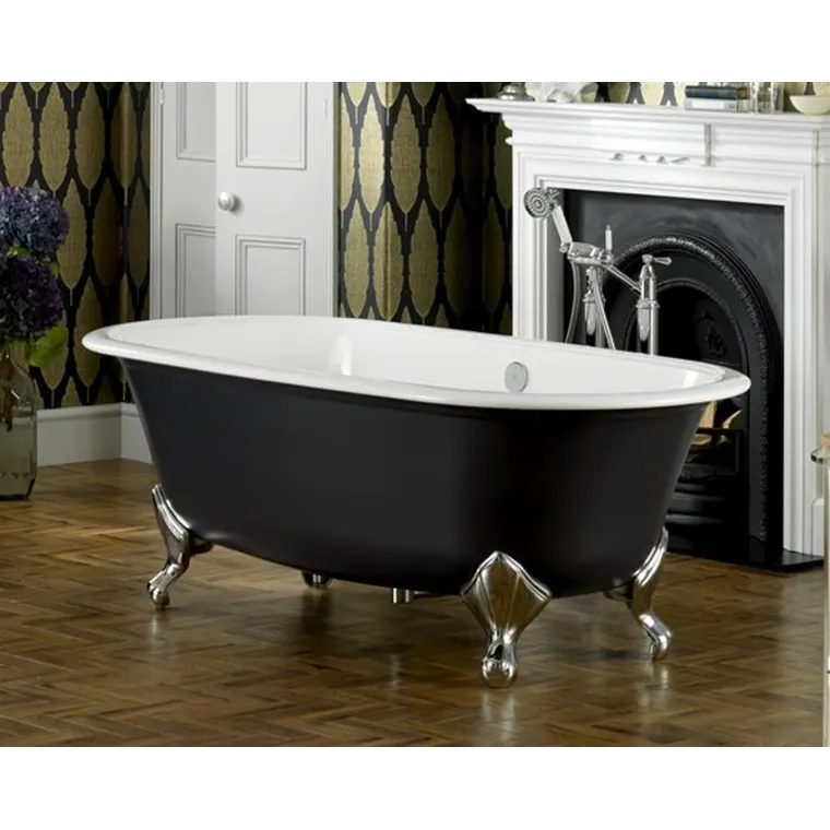 Radford Claw foot bath 1902 x 910mm, without overflow, with White Quarrycast feet