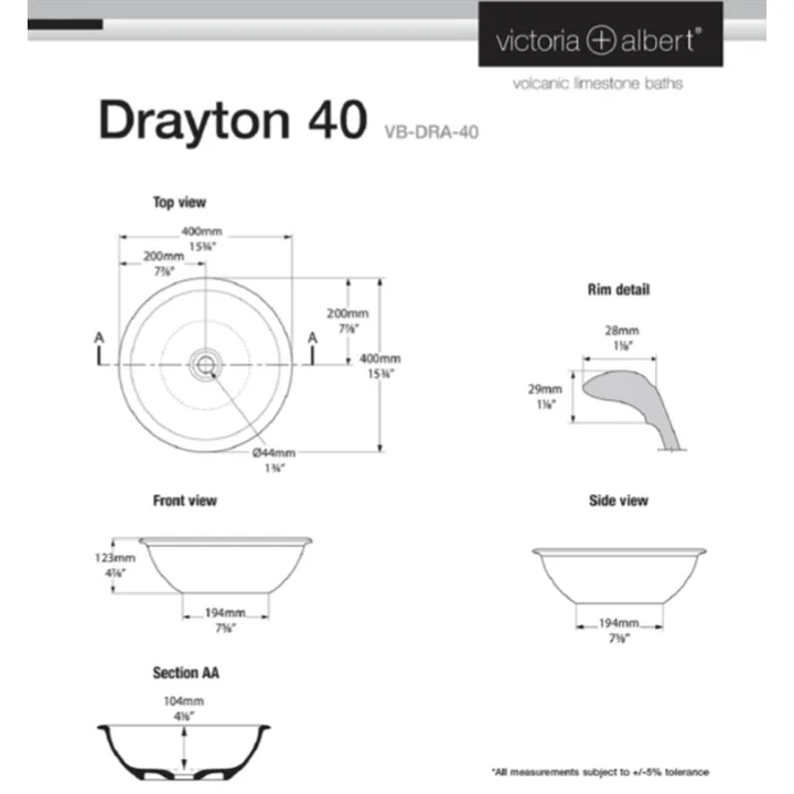 Drayton 40 basin image