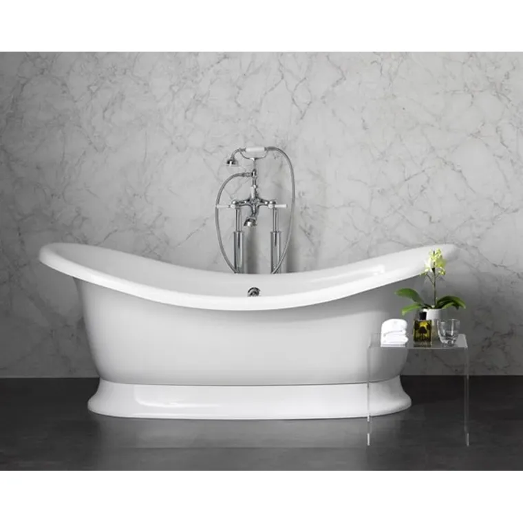 Marlborough freestanding bath with plinth 1901 x 870mm, without overflow