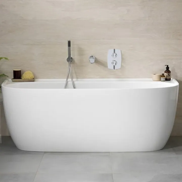 Eldon back to wall bath 1749 x 850mm, without overflow