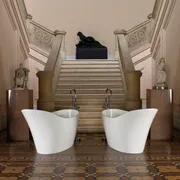 Amalfi Freestanding bath 1632 x 794mm, without overflow image