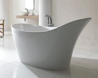 Amalfi Freestanding bath 1632 x 794mm, without overflow image