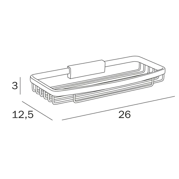 Inda Removable wire basket - shallow image