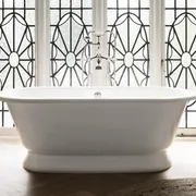 York Freestanding bath with plinth 1742 x 799mm, without overflow image