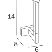 Lea Spare toilet roll holder image