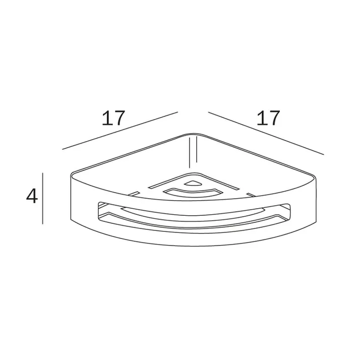 Inda Removable Deluxe corner basket image